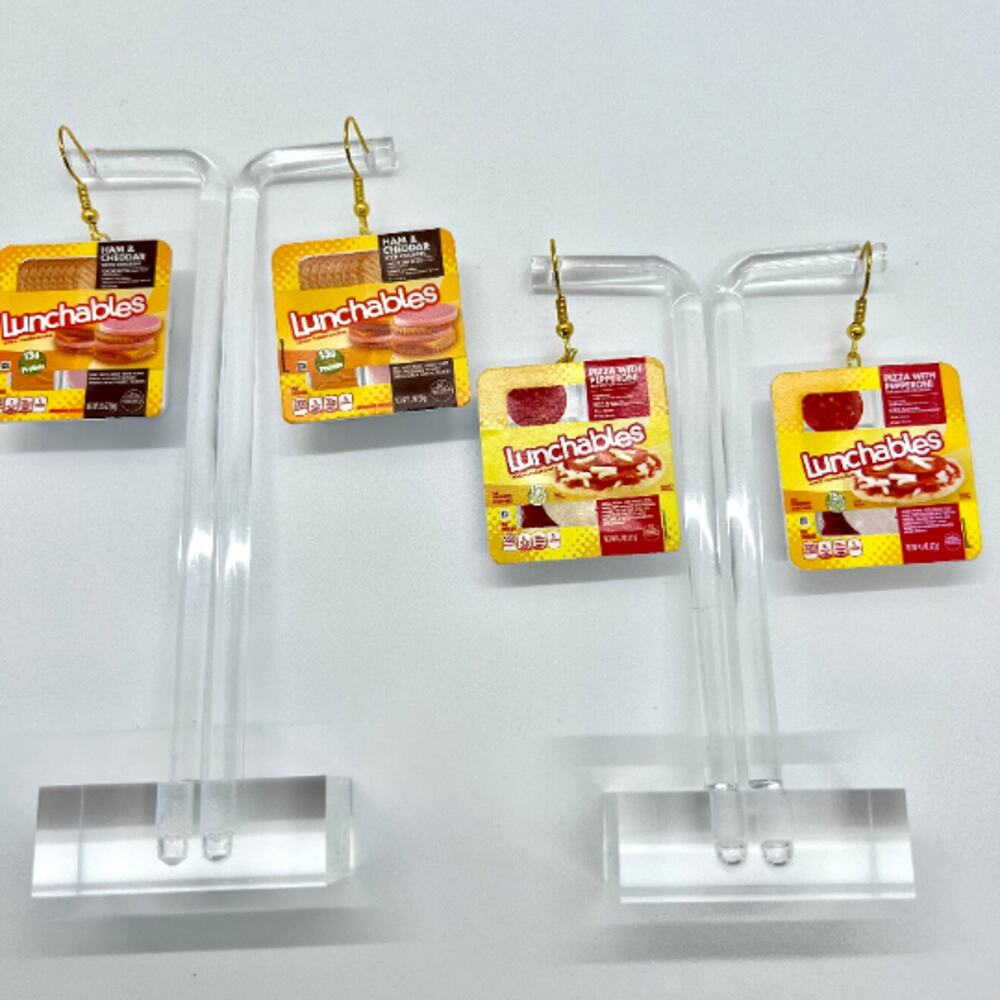 Lunch Earrings - Mini Brands Earrings - Kidcore School Earrings